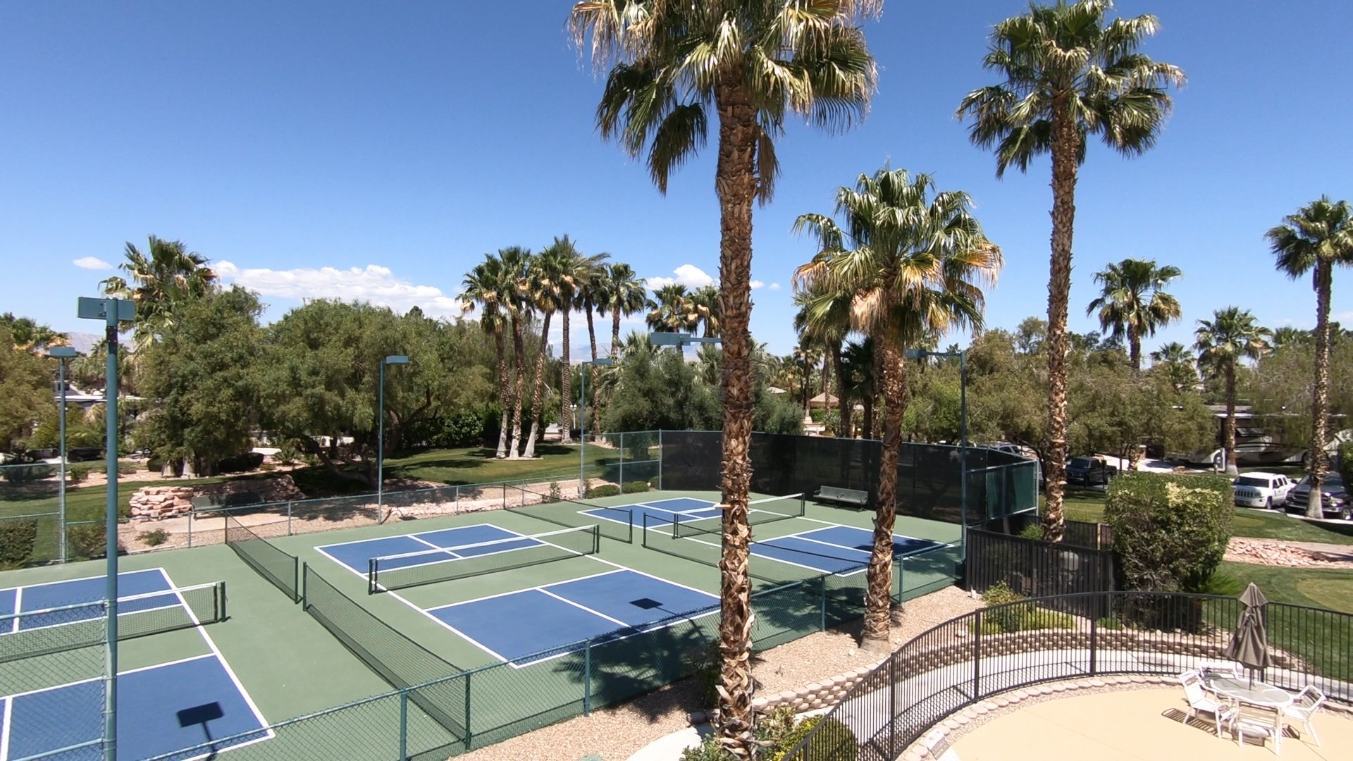 Las Vegas Motorcoach Resort pickleball court