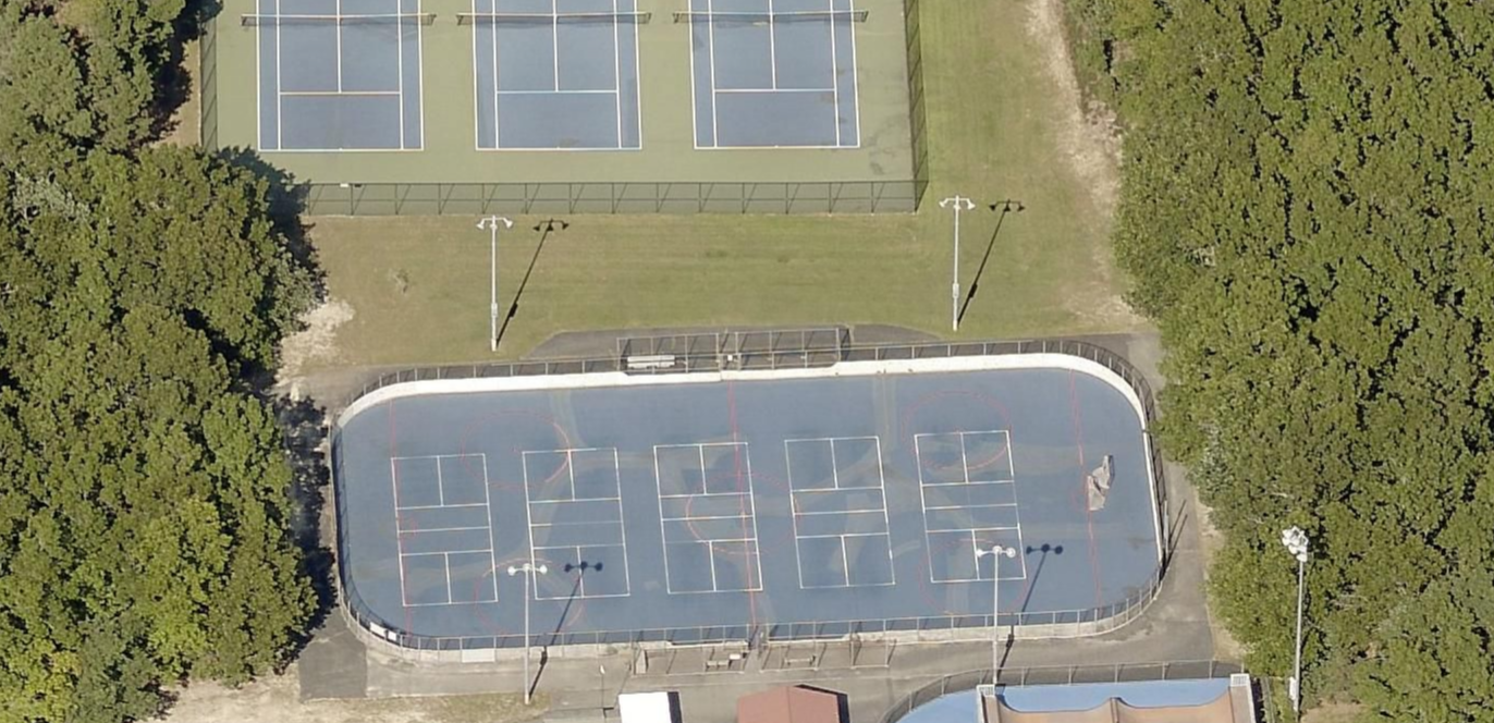 Pickleball at Red Creek park Bounce