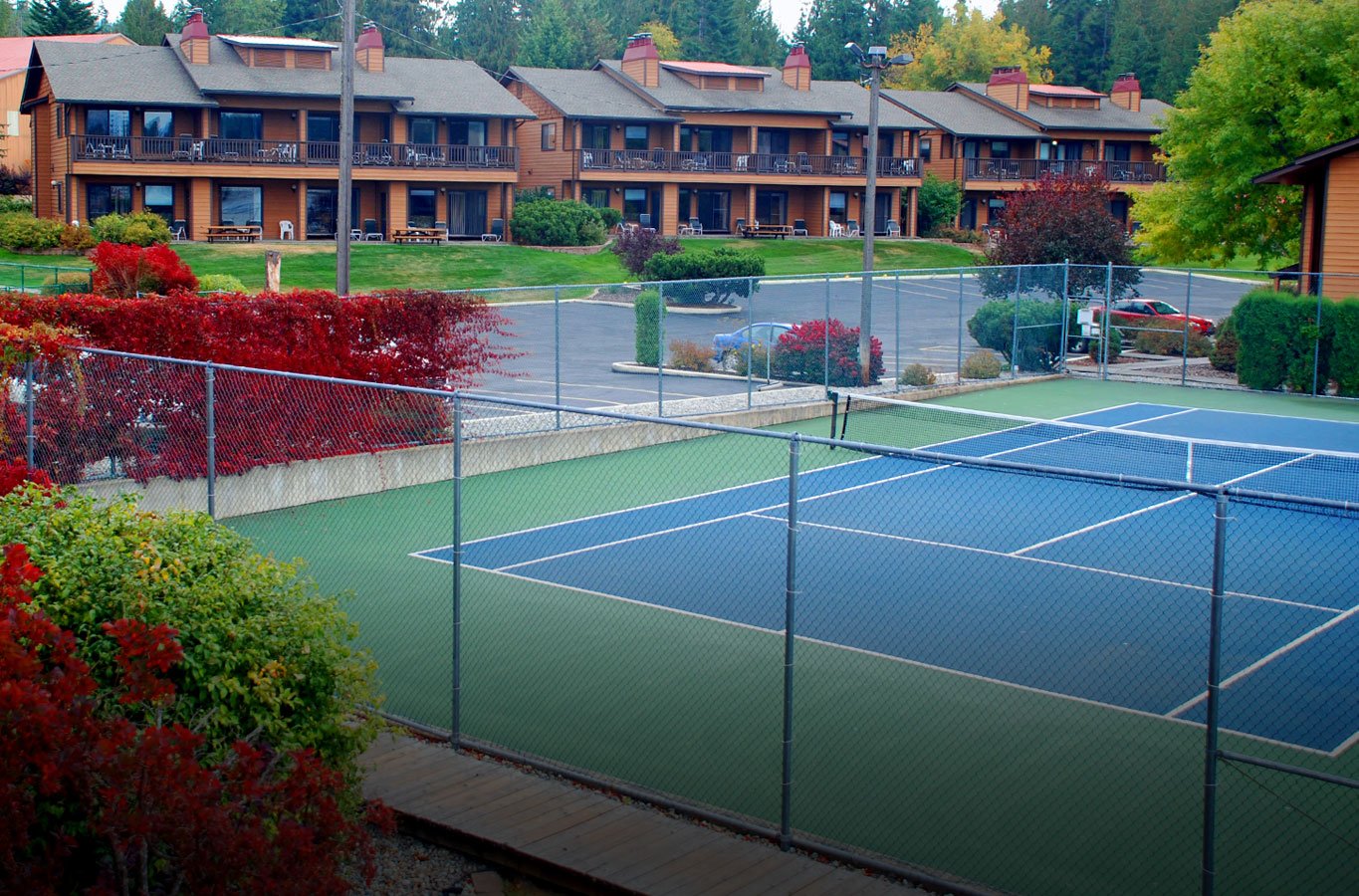 Pickleball at Ponderay Shores Resort Bounce