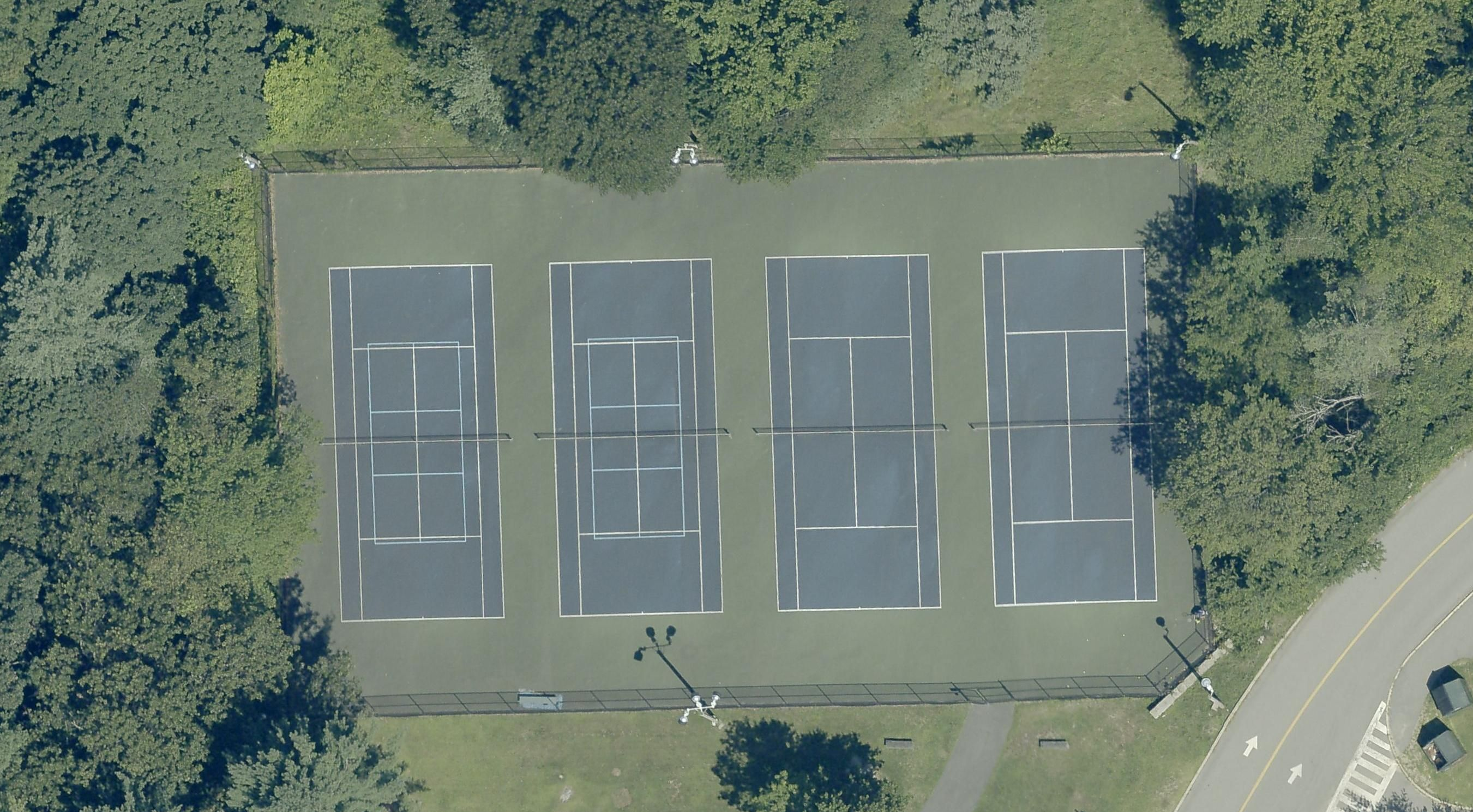 The Bromfield School outdoor Tennis/Pickleball courts