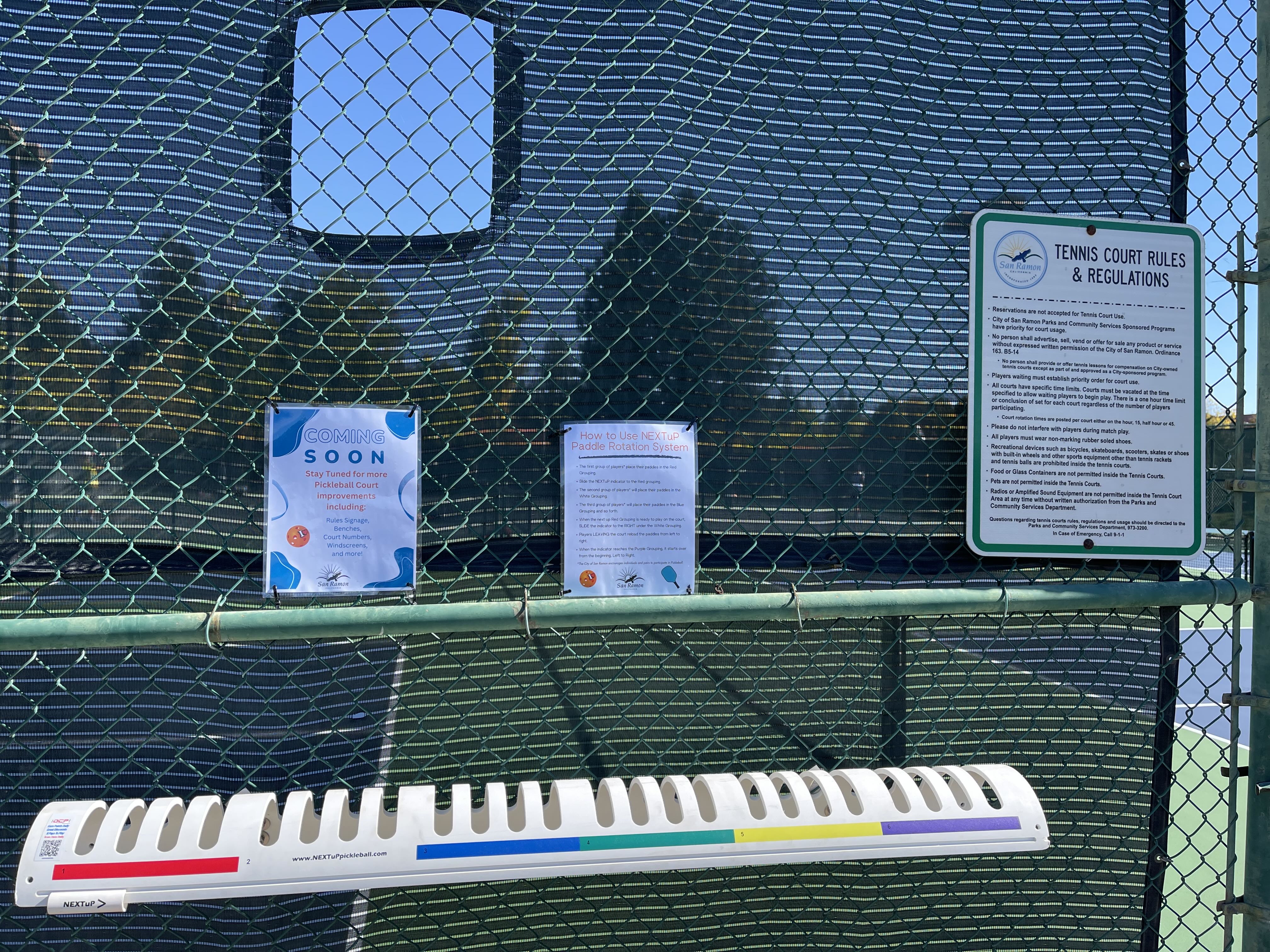 San Ramon Central Park Outdoor Pickleball Courts
