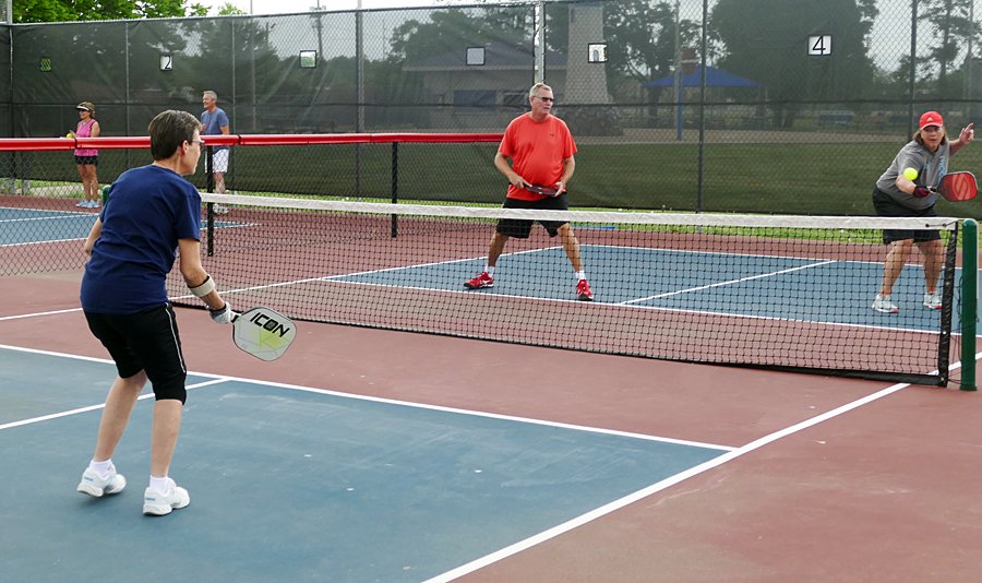 Clinton, Iowa Outdoor Pickleball Park