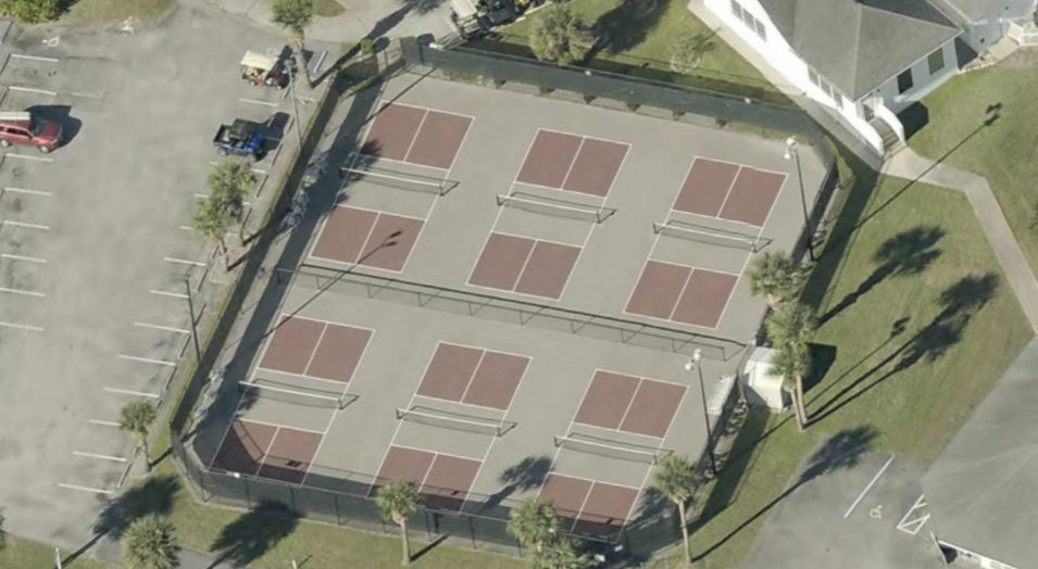 Pickleball at the great outdoors rv resort bounce