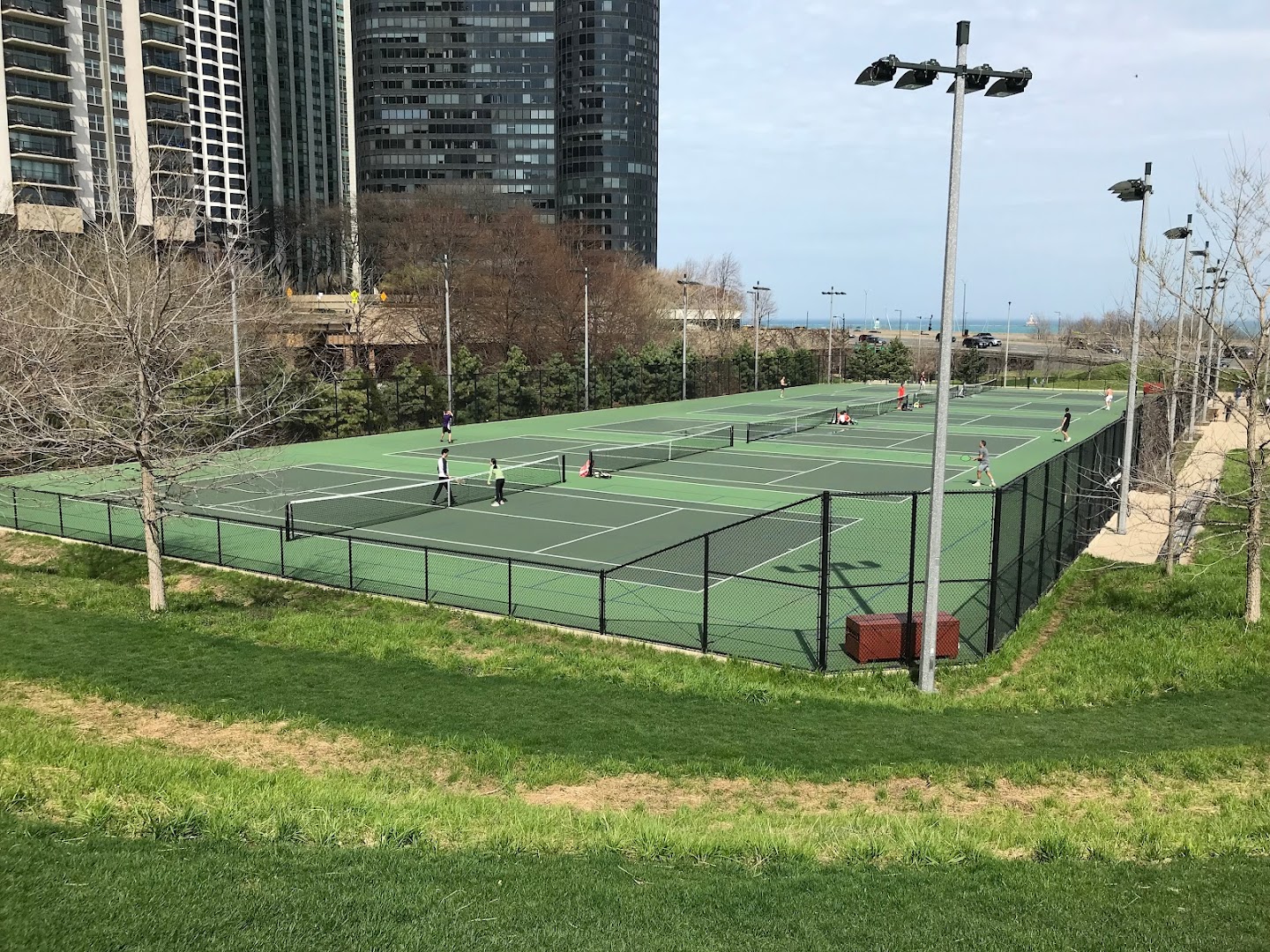 Pickleball at Maggie Daley Tennis Courts Bounce