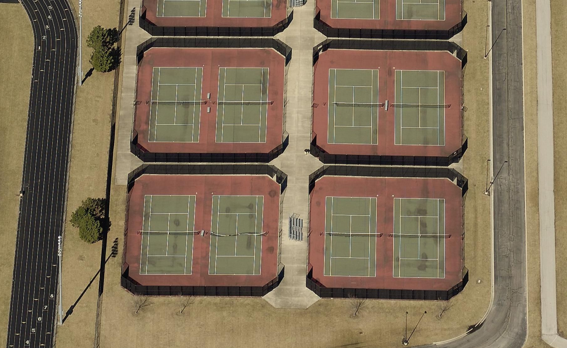 Zionsville West Middle School - Tennis Courts