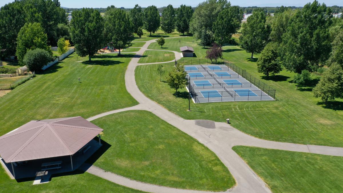Pickleball Courts at Rexburg Nature Park