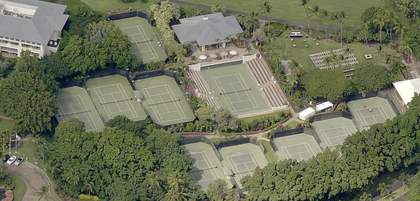 Hawaii Tennis Center at the Fairmont Orchid Hotel