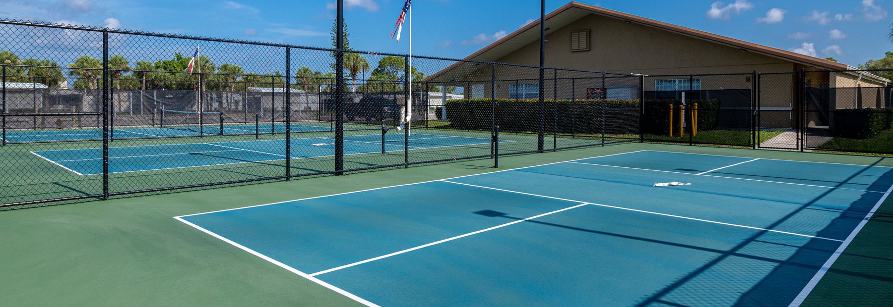 Pickleball at Indian Creek Park RV Resort Bounce